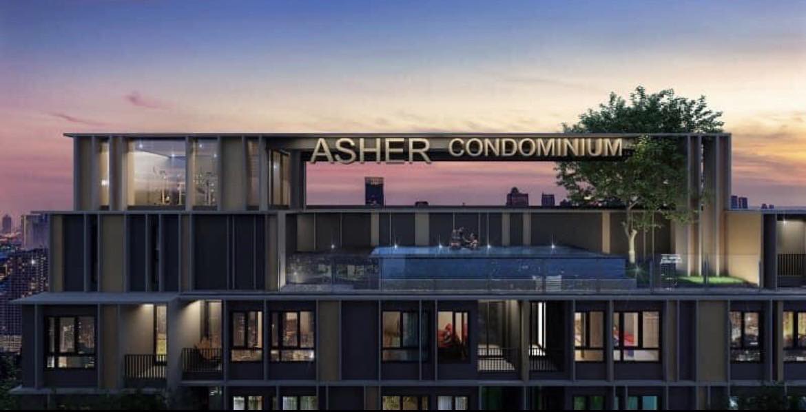 แอชเชอร์ สุทธิสาร  1 นอน ห้องสวย ทำเลดี Asher Condo